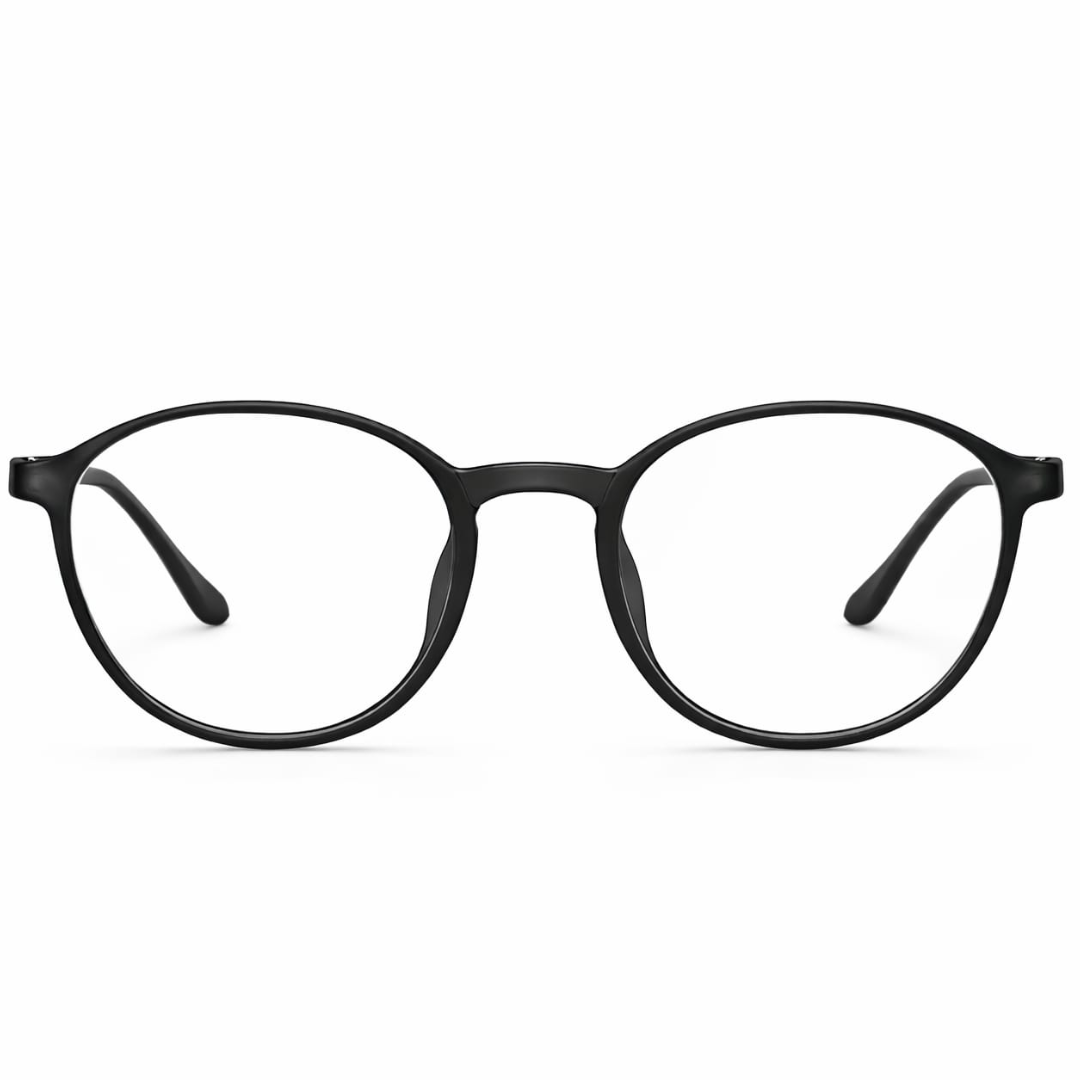 Black Geometric Medium Frame for Unisex E05-00011-2