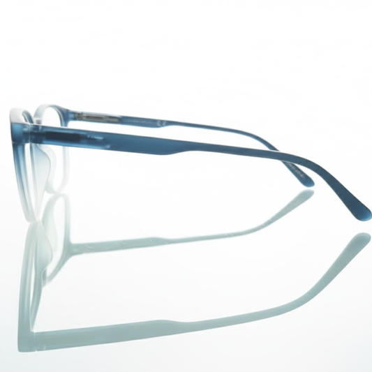 Blue Rectangle BlueBlock Screen Glasses for Unisex E05-0006-7