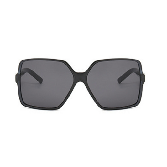 EyedigoBlack X BlackElegant Oversized Square sunglasses - E09-0038 1-side