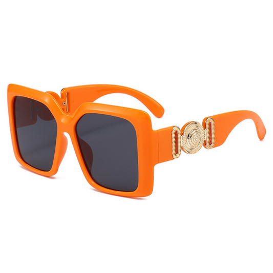 EyedigoBlack X OrangeOversized square sunglasses-Oversize - E09-0031 9