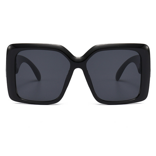 Eyedigo Grey X BlackOversized square sunglasses-Oversize - E09-0031 1-side