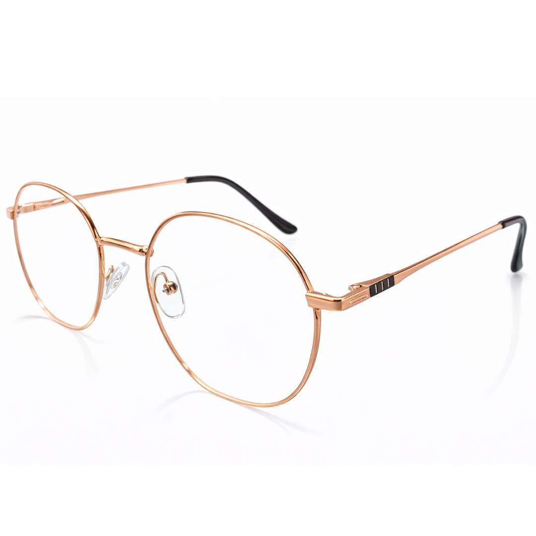 Rose Gold Round Medium Frame for Unisex E05-0020-6
