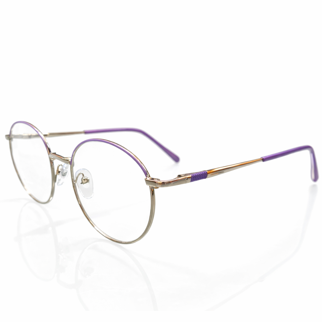 Purple Round Small Frame for Unisex E05-0020-2