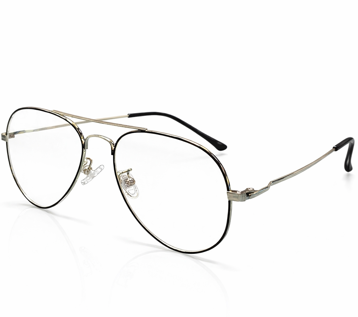 Silver Aviator Medium Frame for Unisex E05-0017-3