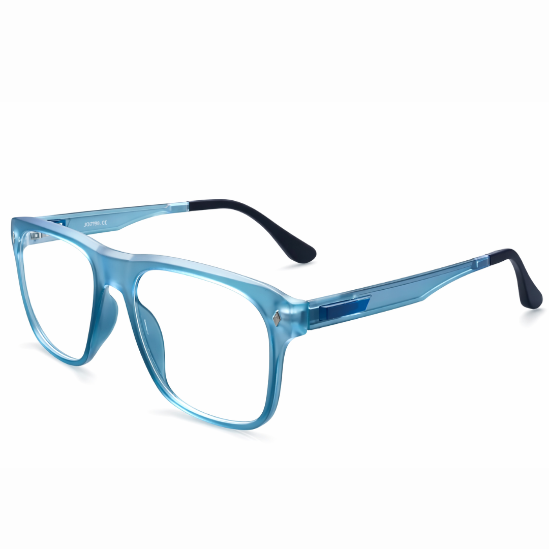 Blue Square Large Frame for Unisex E05-0023-9