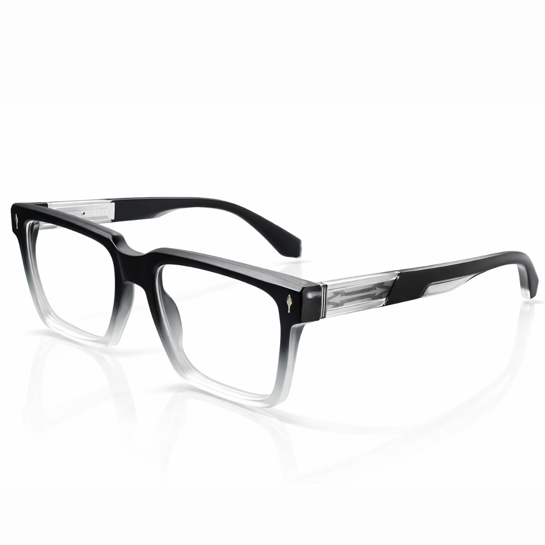 Clear Black Square Large Frame for Unisex E05-0023-6