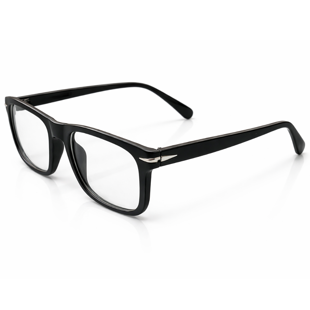 Black Rectangle Medium Frame for Unisex E05-0025-1