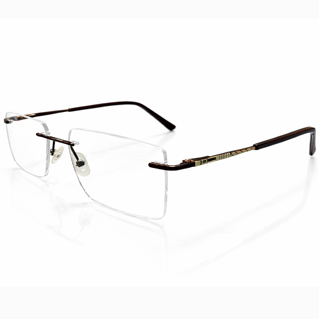 Brown Square Medium Frame for Unisex E05-0018-7
