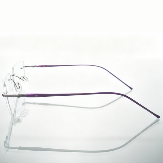 Rimless Rectangle BlueBlock Screen Glasses for Unisex E05-0004-1