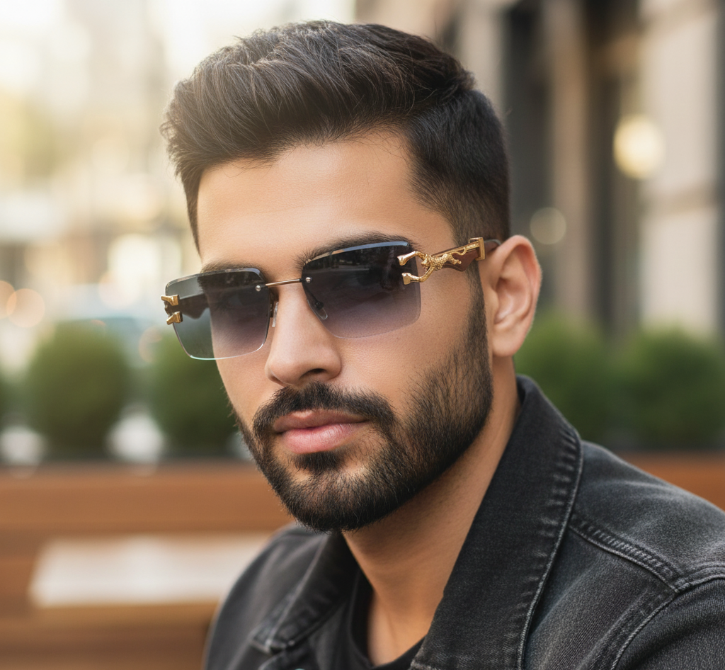 Geometric Sunglasses for Unisex S09-0005-4