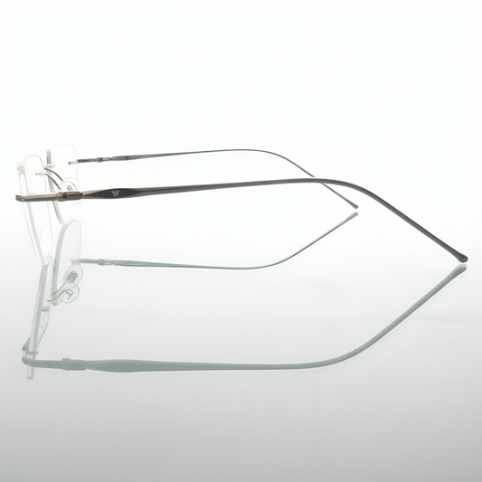 Rimless Rectangle BlueBlock Screen Glasses for Unisex E05-0004-5