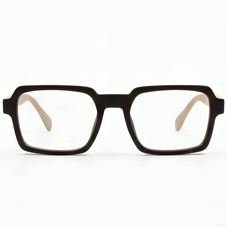 Brown Square BlueBlock Screen Glasses for Unisex E05-0009-6