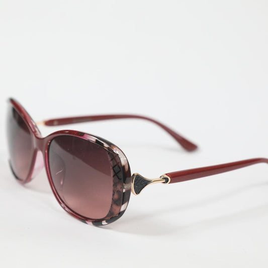 eyedigo-cat-eye-Stylish sunslasses-gradient-red-red-velvet-front-S09-0011 2