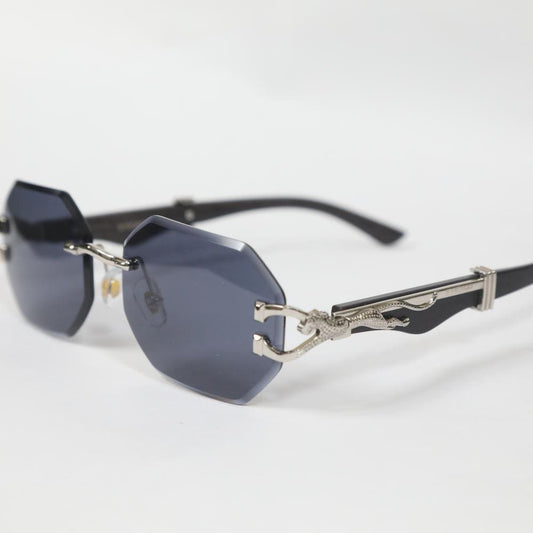 eyedigo-geometric-Stylish sunslasses-black-silver-nyx-front-S09-0004 2