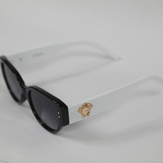 eyedigo-wayfarer-Stylish sunglasses-black-black-white-shadow-front-S10-0022 4