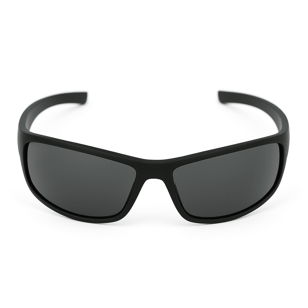 eyedigo-wayfarer-Stylish sunglasses-black-matte-black-wraparound-front-S10-0016 3