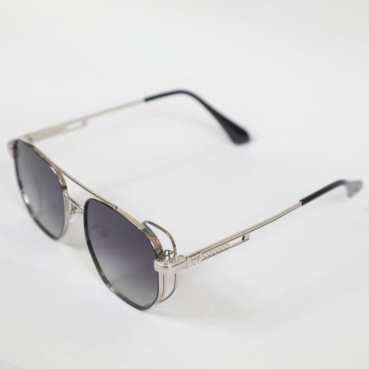 eyedigo-wayfarer-Stylish sunglasses-gradient-black-silver-sail-front-S10-0025 3