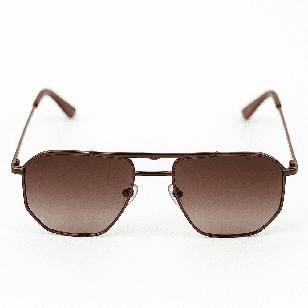 eyedigo-wayfarer-Stylish sunglasses-gradient-brown-brown-swift-front-S10-0024 6