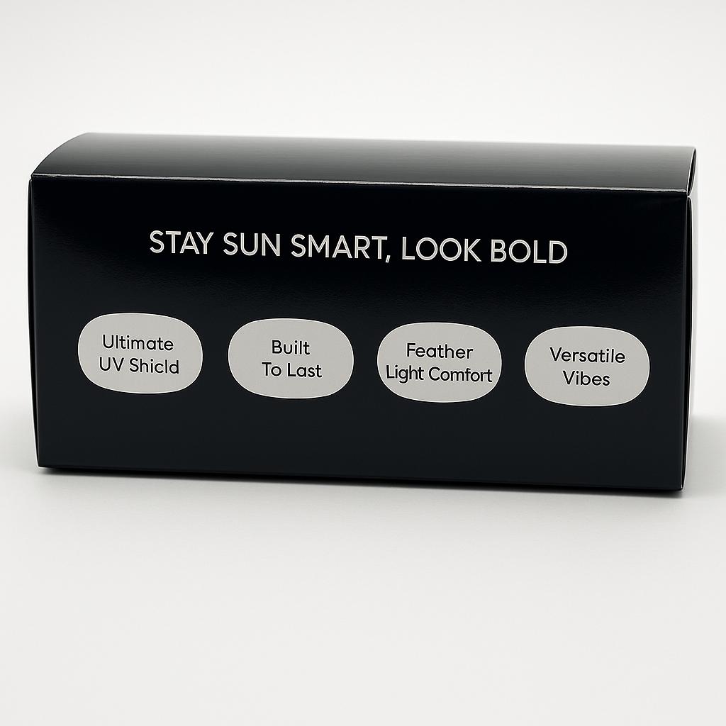 Eyedigo black X black oversize stylish sungasses.