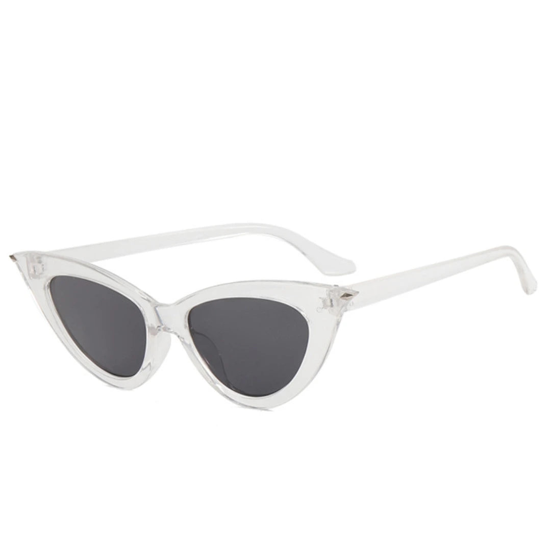 Eyedigo Black X transparent cat-eye stylish sunglasses.