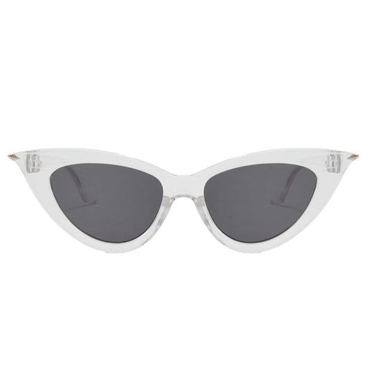 Eyedigo Black X transparent cat-eye stylish sunglasses.