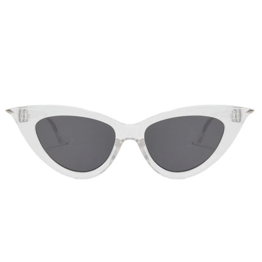Eyedigo Black X transparent cat-eye stylish sunglasses.