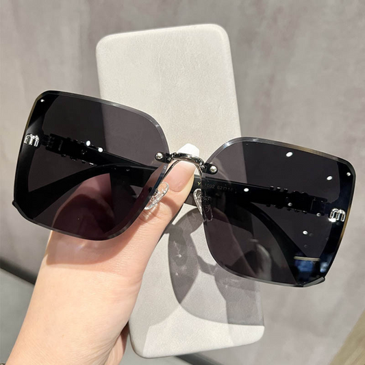 Eyedigo gradient black X black Geometric stylish sunglasses