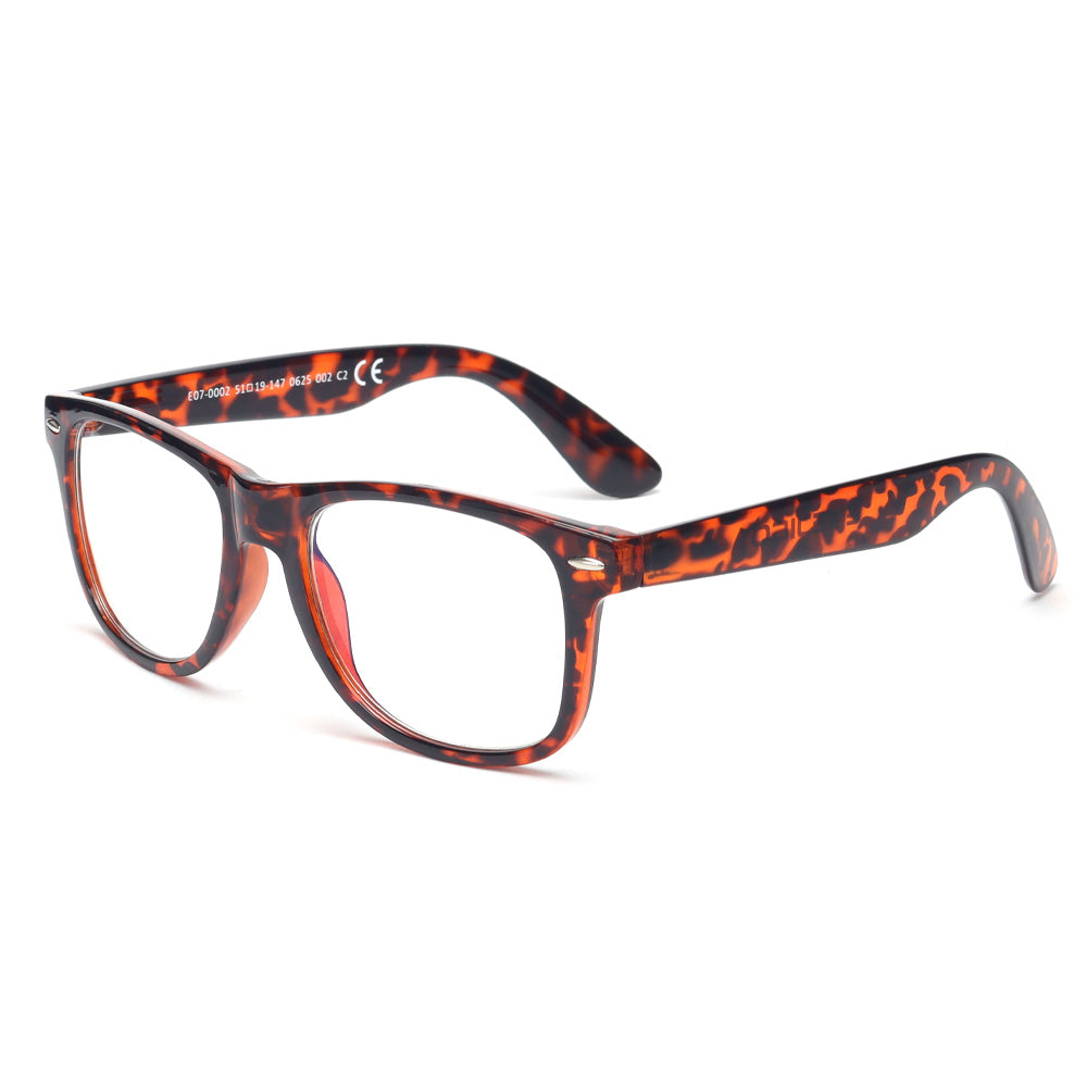 Eyedigo Blue Cut lenses X Shiny Leopard Blue Cut Computer Glasses - E08-0055 2
