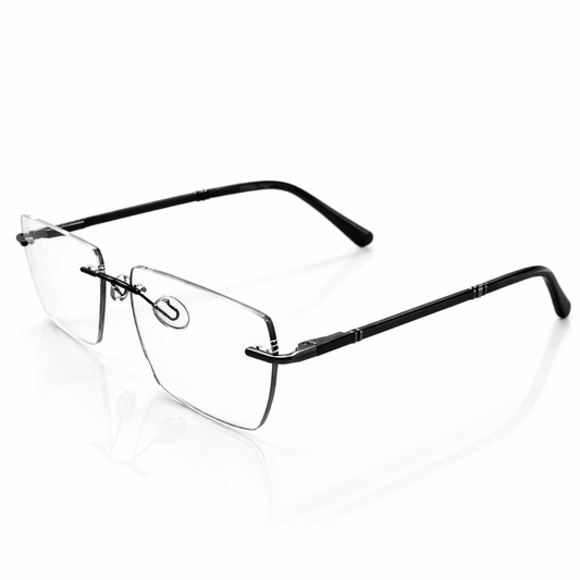 Black Rectangle Medium Frame for Unisex E05-0021-8