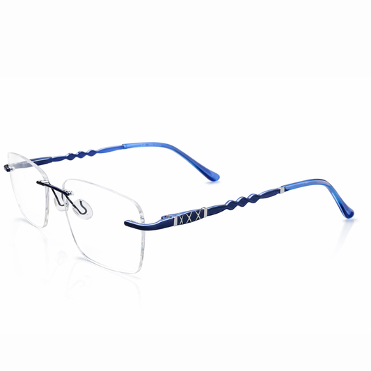 Blue Oval Medium Frame for Unisex E05-0021-3