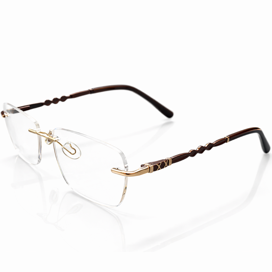Golden Oval Medium Frame for Unisex E05-0021-1
