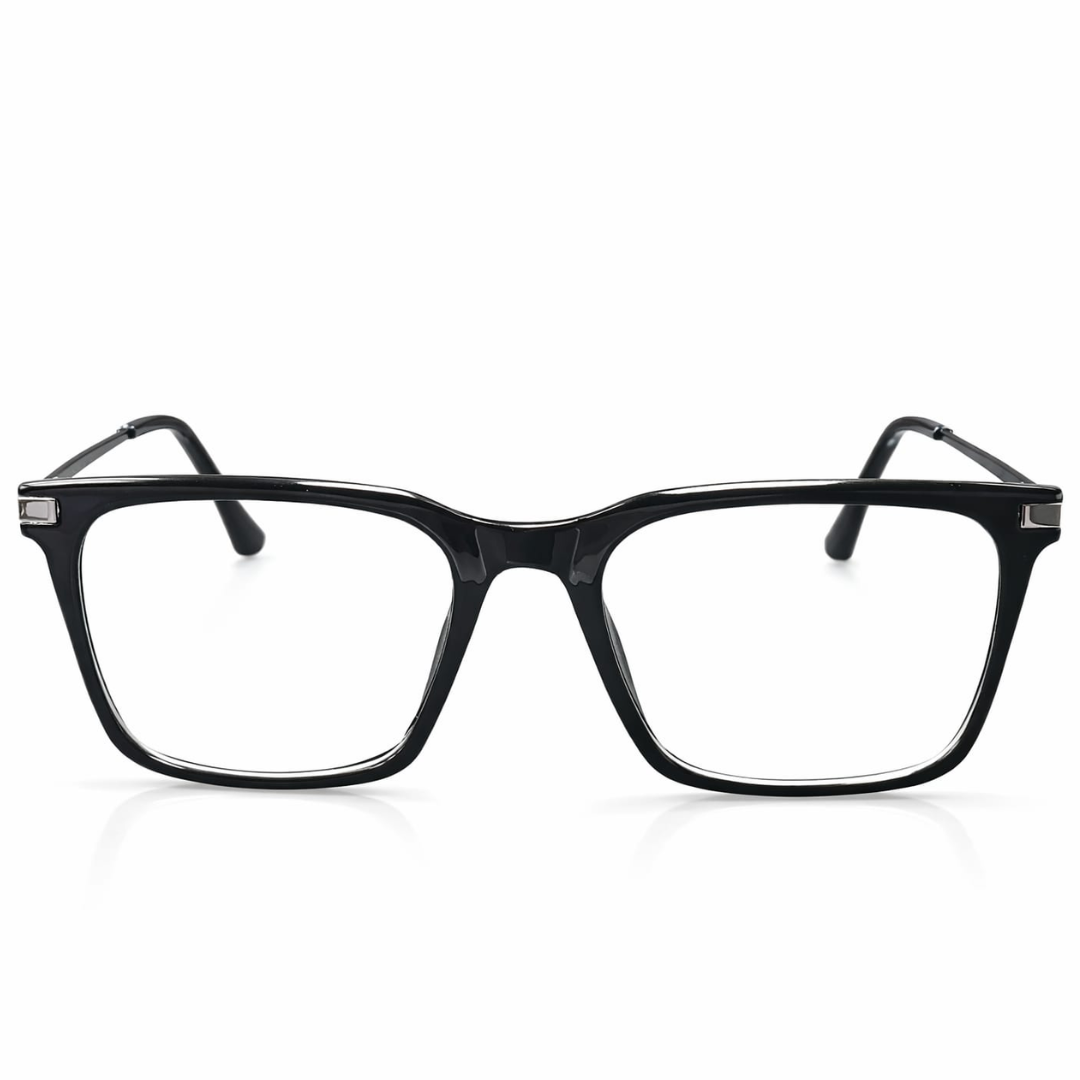 Black eyeglasses premium prescription glasses,power sungalsses