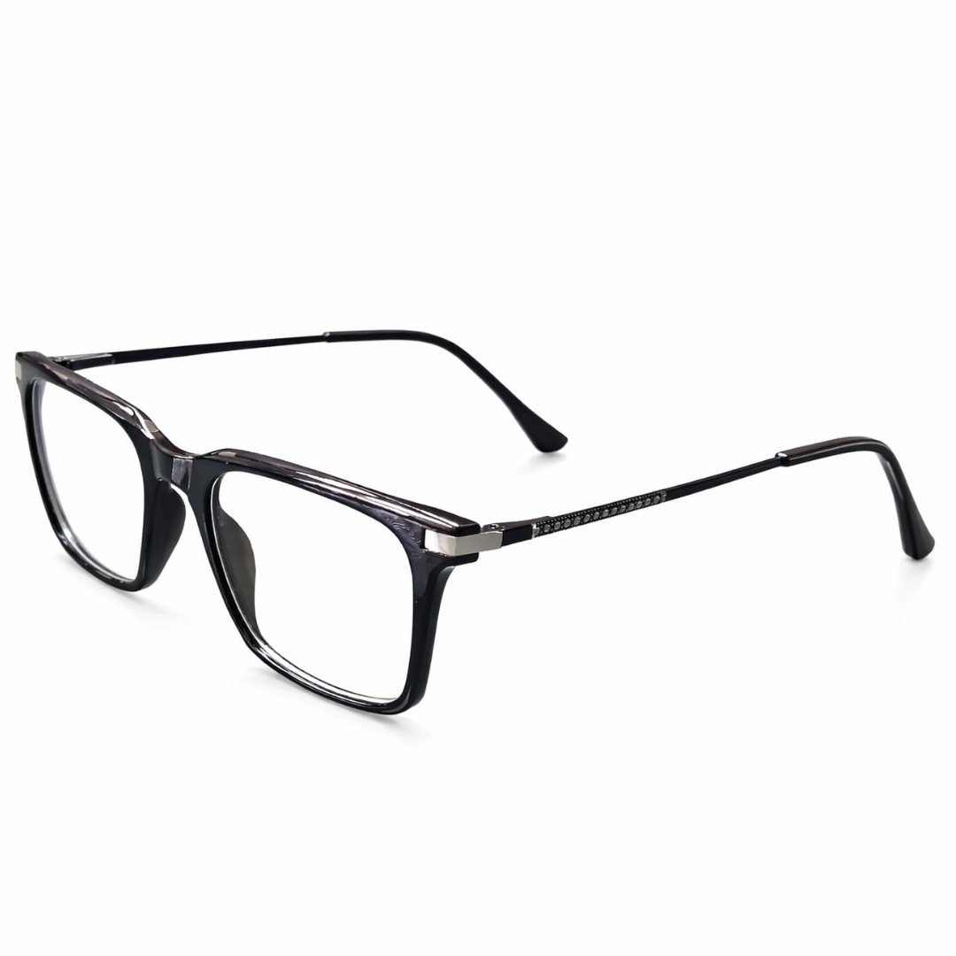 Black eyeglasses premium prescription glasses,power sungalsses