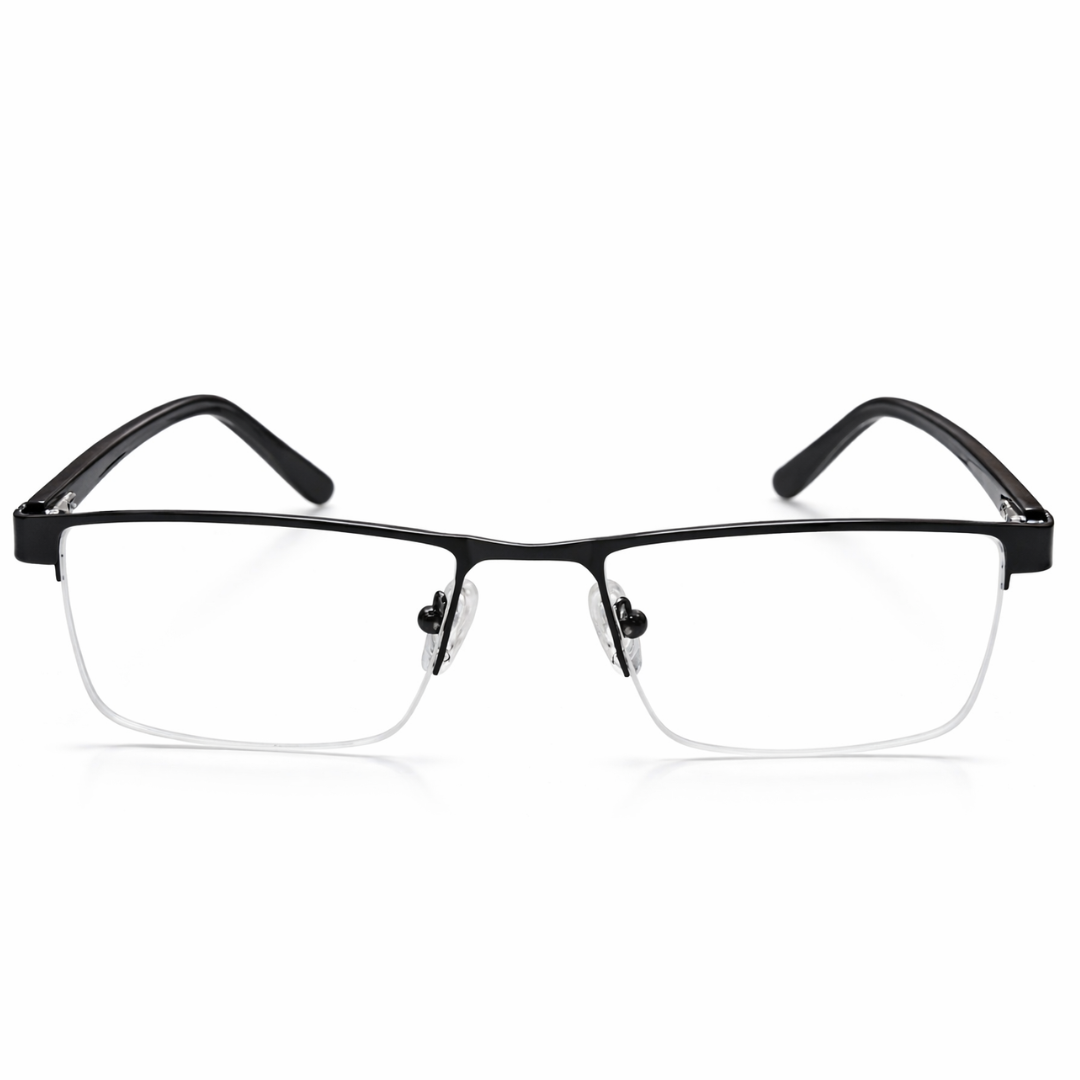 Black eyeglasses premium prescription glasses,power sungalsses