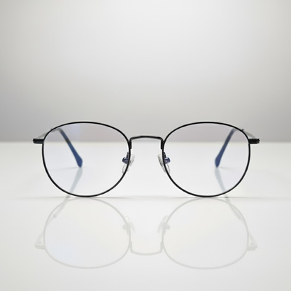 Round BlueBlock Screen Glasses for Unisex E05-0001-1