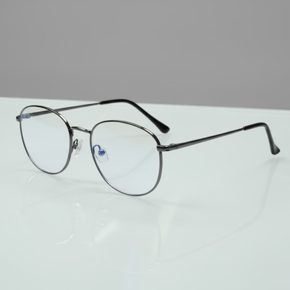 Round BlueBlock Screen Glasses for Unisex E05-0001-1