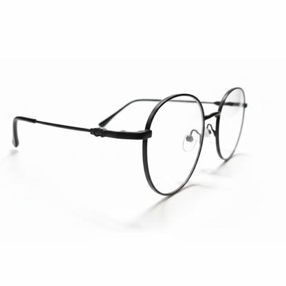 Black Round Photochromic Frame for Unisex E05-0015-1p