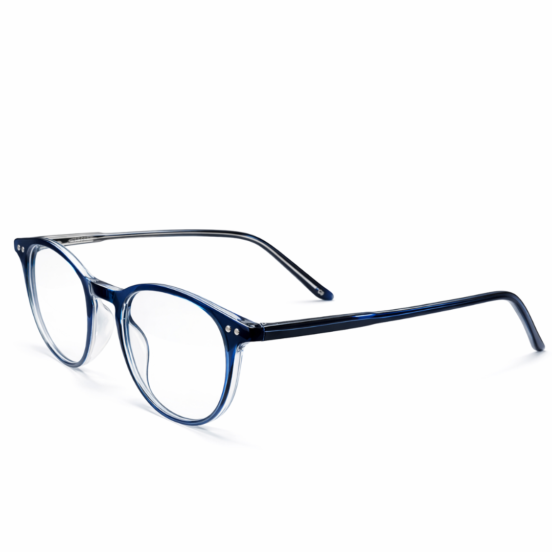 Blue Round Small BlueBlock Screen Glasses for Unisex E05-0032-6