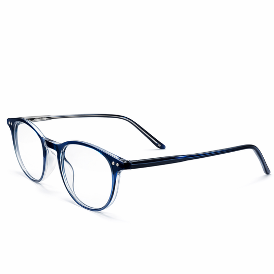 Blue Round Small BlueBlock Screen Glasses for Unisex E05-0032-6