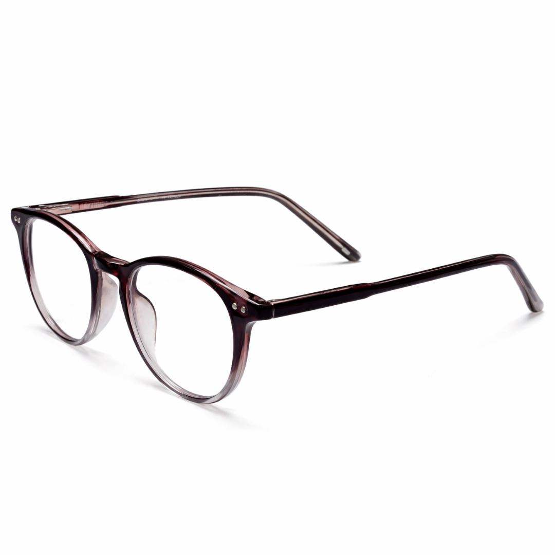 Clear Red Round Small BlueBlock Screen Glasses for Unisex E05-0032-5