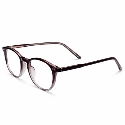 Clear Red Round Small BlueBlock Screen Glasses for Unisex E05-0032-5