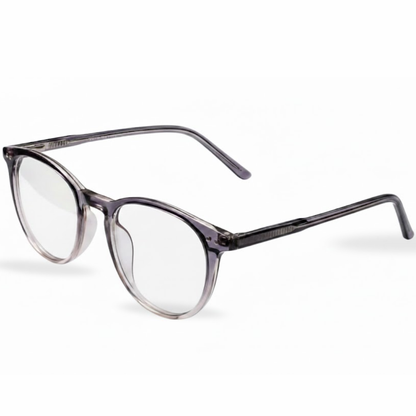 Clear Purple Round Small Frame for Unisex E05-0032-2