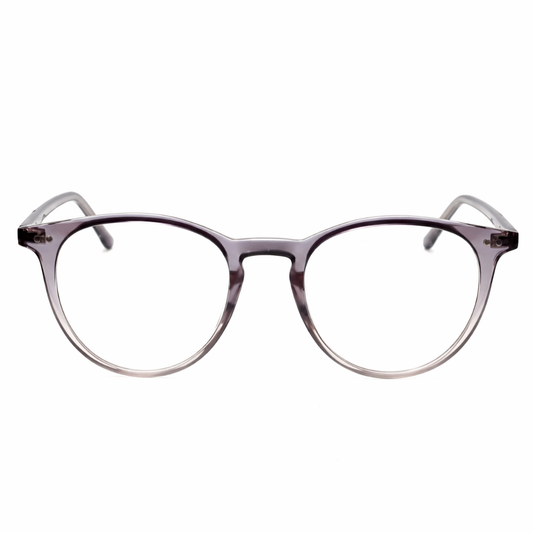 Clear Purple Round Small Frame for Unisex E05-0032-2