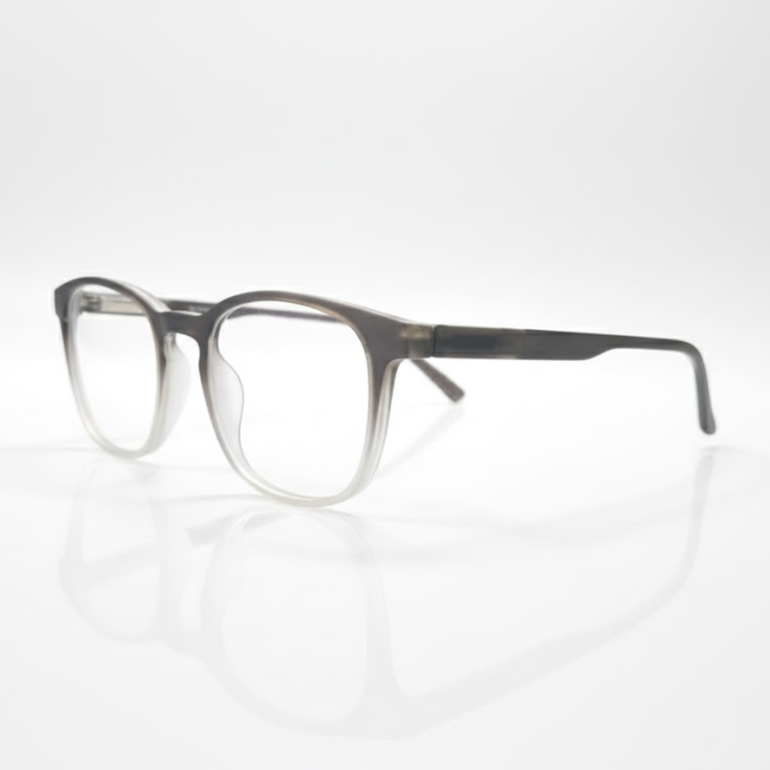 Smokey Black Rectangle Frame for Unisex E05-0006-1