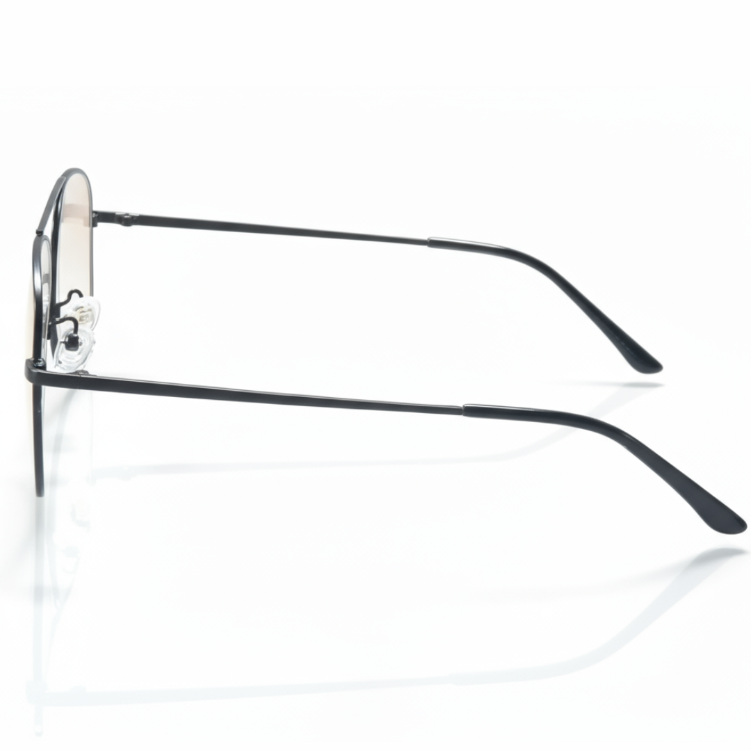 Black Aviator BlueBlock Screen Glasses for Unisex E05-0008-1