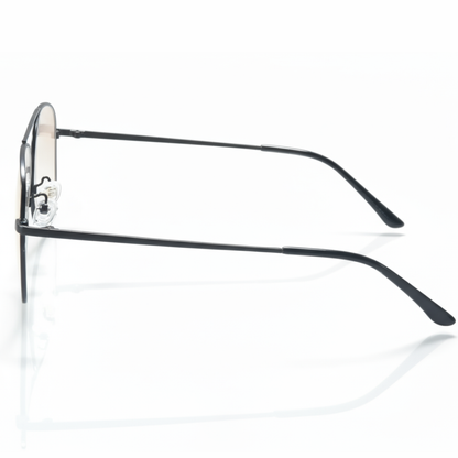 Black Aviator BlueBlock Screen Glasses for Unisex E05-0008-1