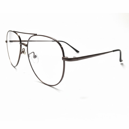 Dark brown Aviator Frame for Unisex E05-0008-4
