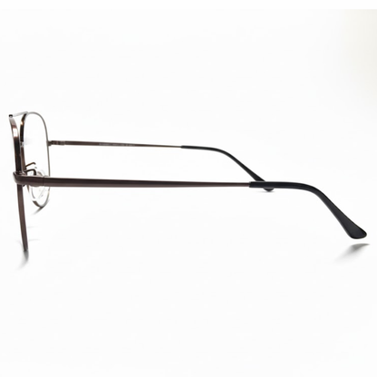 Dark brown Aviator Frame for Unisex E05-0008-4