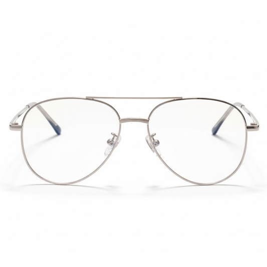 Silver Aviator Frame for Unisex E05-0008-3
