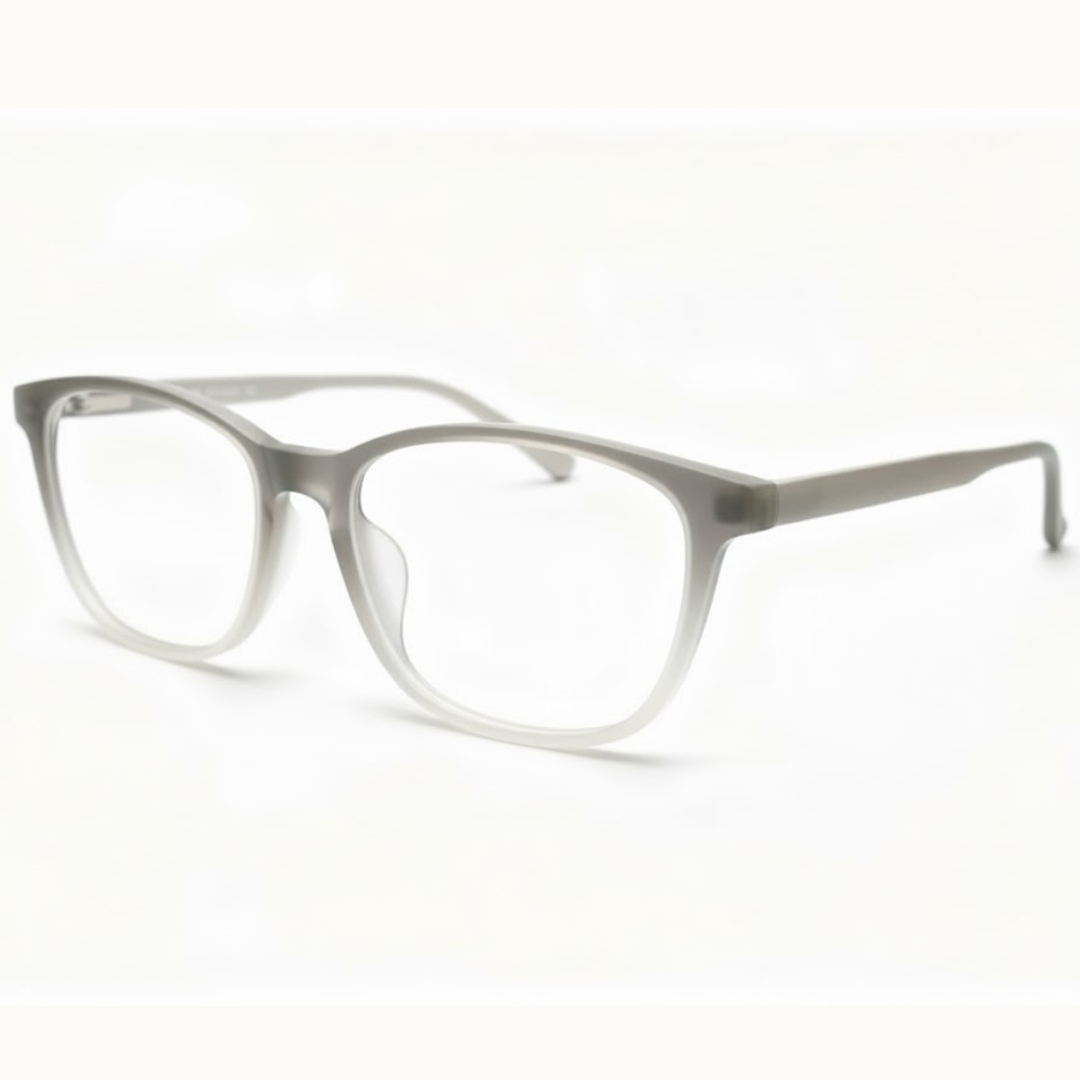 Smokey Gray Rectangle BlueBlock Screen Glasses for Unisex E05-0006-2